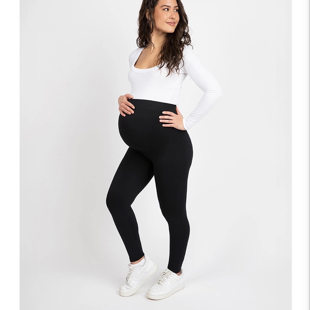 Classic Black Maternity Leggings